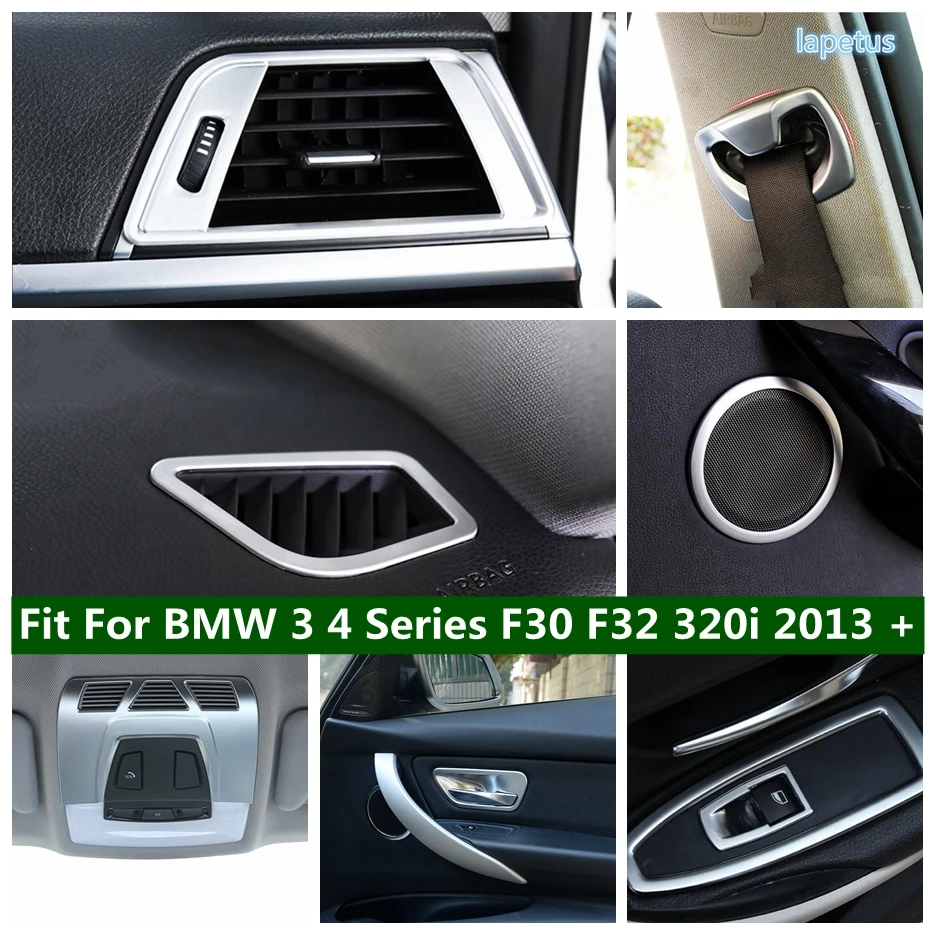 

Window Lift / Safety Belt / Headlamp Switch Button / Reading Light Cover Trim Matte For BMW 3 4 Series F30 F32 320i 2013 - 2018