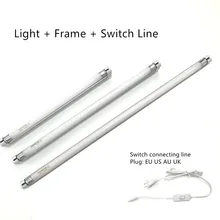 SANOTO photography photo studio light softbox lamp professional lightbox fluorescent tube 5500k + switch line for MK30 MK40 MK50