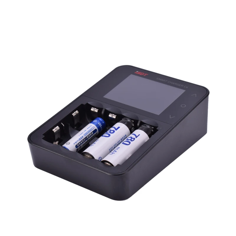 ISDT C4 умное зарядное устройство 8A сенсорный экран с USB выходом для 18650 26650 AA AAA батареи с ips экраном US Plug