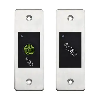 게이트 도어 락 RFID 금속 지문 접근 제어 스캐너, 미니 금속 IP66 방수 내장 지문 판독기