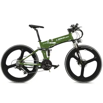 

High Quality 26 Inch Foldable Electric Bicycle 36V 500W 12.8AH Hidden Lithium Battery 27 Speed MTB Elextric Mountain Scooter