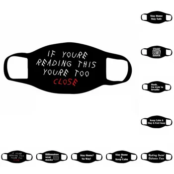 

Black Face Covers Washable Protective Face Cover Outdoor Face Care Covers mascarilla маска mascarillas маска для лица masque