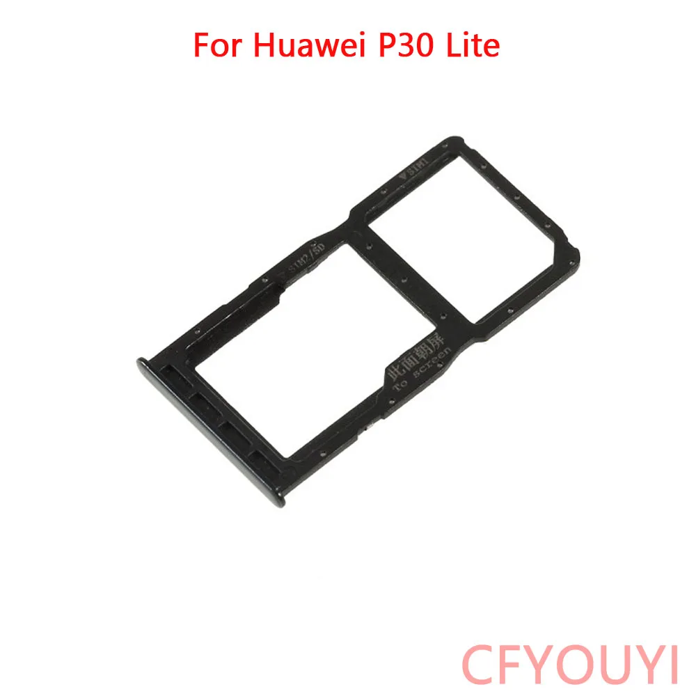 Для huawei P30 Lite Dual SIM лоток для карт памяти Micro SD Держатель Запасная часть