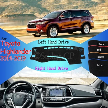 

for Toyota Highlander XU50 Kluger 2014~2019 Anti-Slip Mat Dashboard Cover Pad Sunshade Dashmat Carpet Accessories 2015 2017 2018