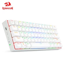 Redragon Draconic K530 RGB Bluetooth 5.0 wireless USB 2.4G Dual mode Mechanical Gaming Keyboard Tea axis Switch 61 Keys Compute