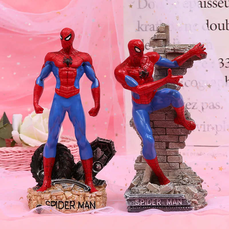 Marvel Мстители черный костюм Человек-паук Spider-man фигурка игрушка Коллекционная