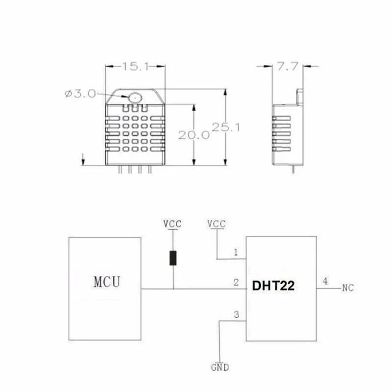 AM2302 датчик для Arduino Uno R3 цифровая плата влажности Замена температуры