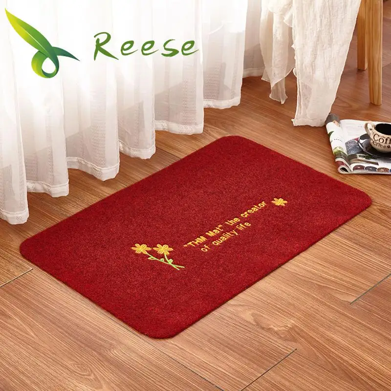 

Thick Welcome Door Mat Outdoor Carpet Absorbent Bathroom Floor Mats Kitchen Rug Non-slip Bedroom Carpet Foot Mat Living Room Rug