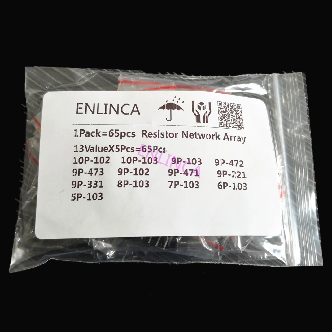

65 шт./лот, 13 значений, 5 шт., набор резисторов, набор ассортимента 9A103 9A102 9A472 9A221 9A331 9A471 7A103 5A103 6A103 8A103