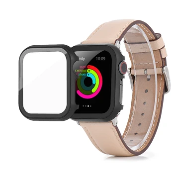 

Aluminum case Protector For Apple Watch series 4 3 2 1 band case 42mm 38m 40mm 44mm Screen Watch Cover case for iWatch 4