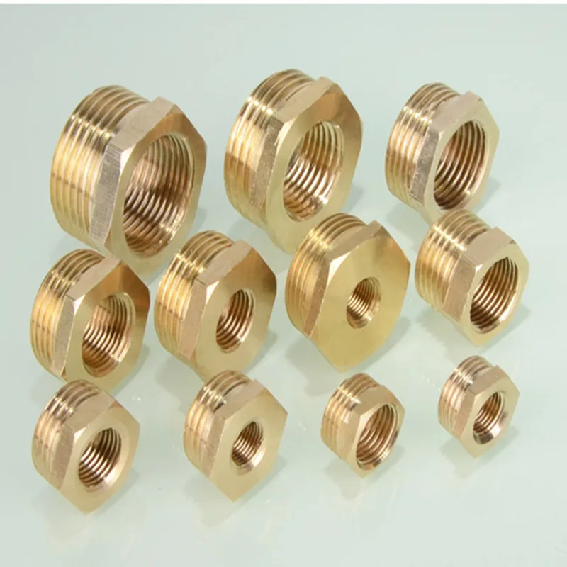 1/" 3/8" 1/" 3/4" NPT BSPT Мужской x женский латунный редукционный втулка фитинги Соединители адаптер воздушный газ Топливо Вода