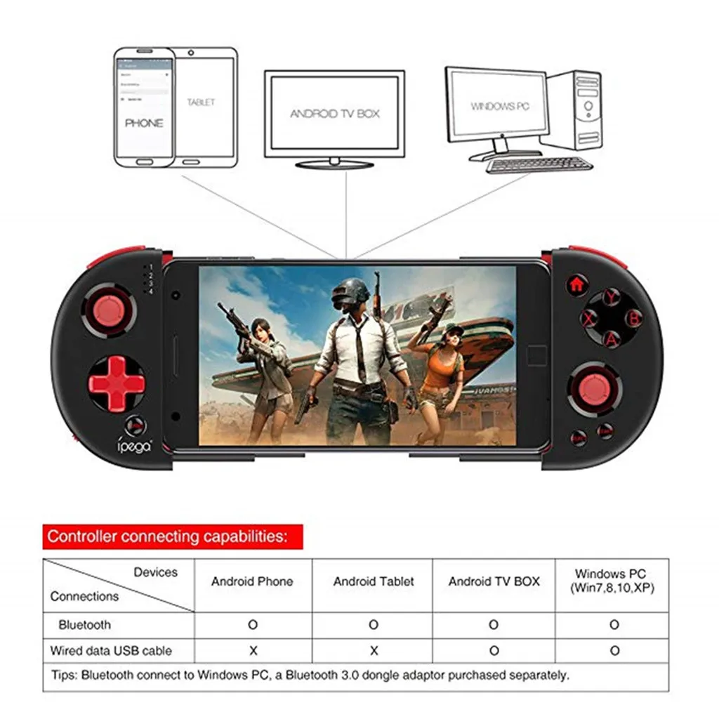  Gamepad Joystick iPEGA PG-9087 Wireless Bluetooth 3.0 Game Controller Gamepads for Phone Joystick F