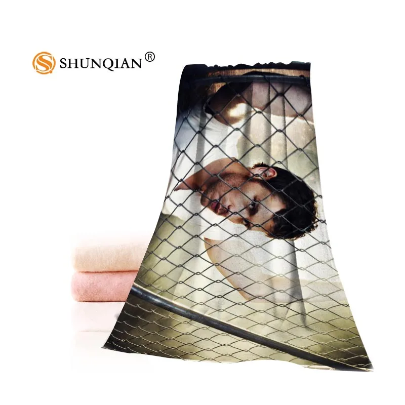 Пользовательские Йен Сомерхолдер 35x75 см полотенце для лица s facmarleth бамбуковое волокно мочалка быстросохнущее спортивное полотенце - Цвет: 2