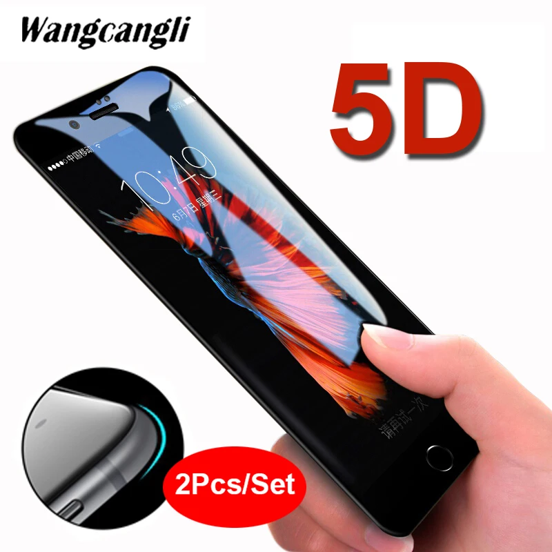 2 шт./компл. 5D стеклянная Защитная пленка для iPhone XS HD защита экрана Прозрачная Жесткая стеклянная пленка полный экран Закаленное стекло пленка