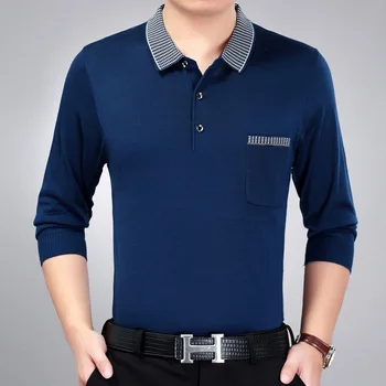 

2020 Men's Autumn New Long-Sleeved Sweater Youth Pure Color Exquisite Casual Thin Sweater