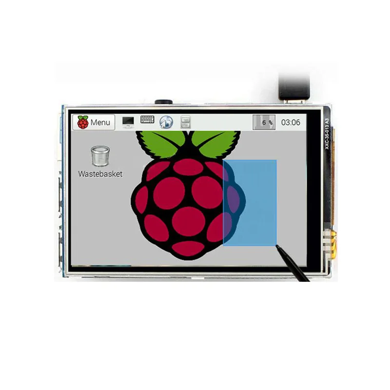 Raspberry pi 3,5 дюймовый ЖК-дисплей для raspberry pi 4B zero w 3B сенсорный дисплей