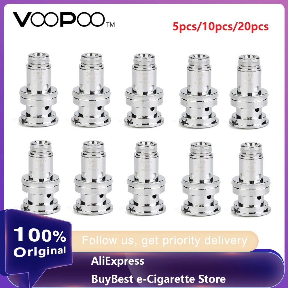 Новый оригинальный 5 шт. 10 20 катушка VOOPOO PNP для Drag Baby Комплект из трех предметов