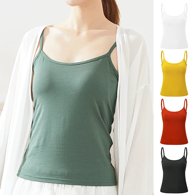 

Stylish Camisole Bra U Shape Backless Sling With Adjustable Shoulder Strap Summer TC21