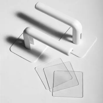 

2pcs Wall Mounted Chopping Cutting Board Rack Hanger Hook Lid Support Kitchen K1MF