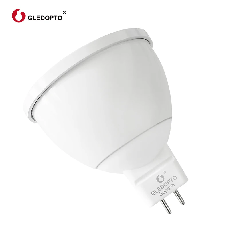 ZIGBEE светодиодный MR16 4W RGB+ CCT прожектор ww/cw 2700-6500k DC12V теплый белый работа с zigbee 3,0 шлюз amazon echo plus