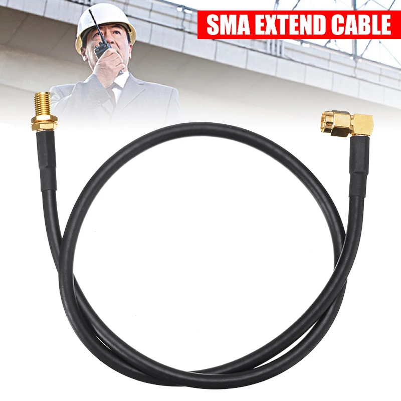 

New Arrival SMA Female to Male Antenna Extend Cable for Baofeng UV-5R UV-82 UV-9R Plus Durable Radio Aerial Coaxial Cables Cord