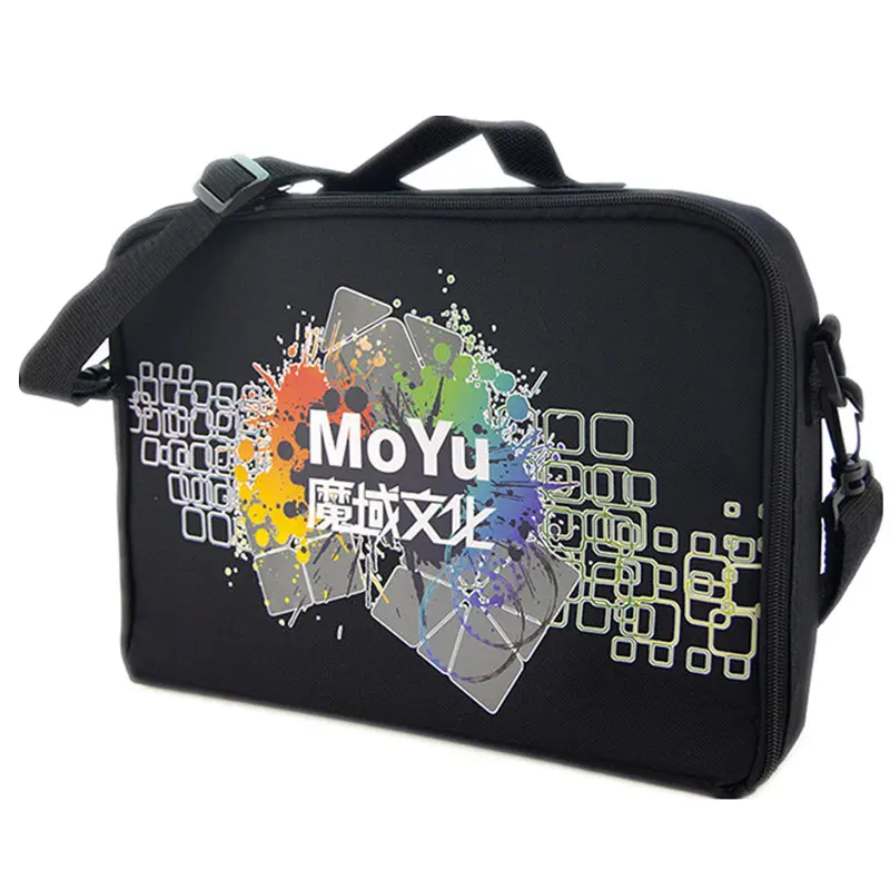 Moyu Yuhu кубики сумка 36*25*7,5 см черные сумки на плечо для Волшебная головоломка, волшебные кубики 2x2/oneplus 3/OnePlus x 3 4x4 5x5, 6x6 7x7 8x8 9x9 10x10 все слои игрушки для взрослых