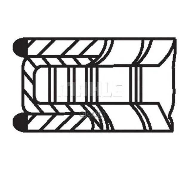 Комплект Поршневых Колец Mahle/Knecht 04016n0 Mahle/Knecht арт. 04016N0