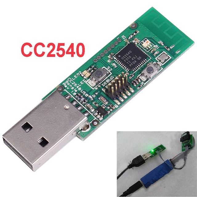 

A7-- For Aluetooth Board Ble Sniffer For Aluetooth 4.0 BLE CC2540 USB Dongle Protocol Analysis BTool Packet Sniffer Debug Pin 1M