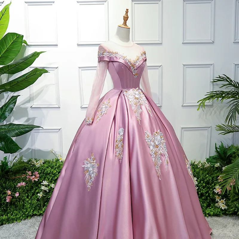 Бальные платья Атласное Бальное платье Дубай Саудовская Арабский vestido de 15 anos Дебютант сладкий 16 платье баллклид с открытыми плечами