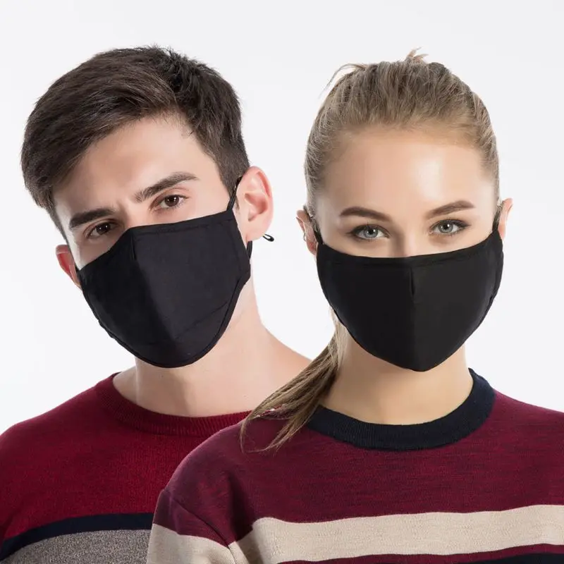 

Unisex Cotton Washable Mouth Mask Activated Carbon Dustproof PM2.5