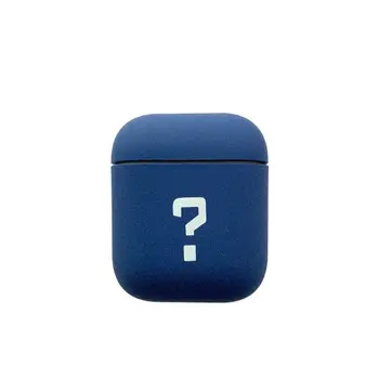 

Applicable for airpods blue question mark headset set silicone sleeve drop E8BA