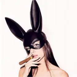 1 шт. Хэллоуин Laidy маска кролика вечерние бар костюм для ночного клуба уши кролика маска страшная маска инопланетянина фестиваль вечерние