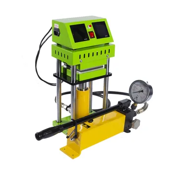

Hydraulic Rosin Press Machine 15Ton Pressure Dual 4.7*4.7" TC Heating Plates Hand Wax Concentrate Oil Extracting Tool Kit Green
