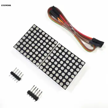 

2 Bit MAX7219 LED Display Control Board 8 x 8 Dot Led Matrix MCU Control Module 5V Interface Output Input Common Cathode Display