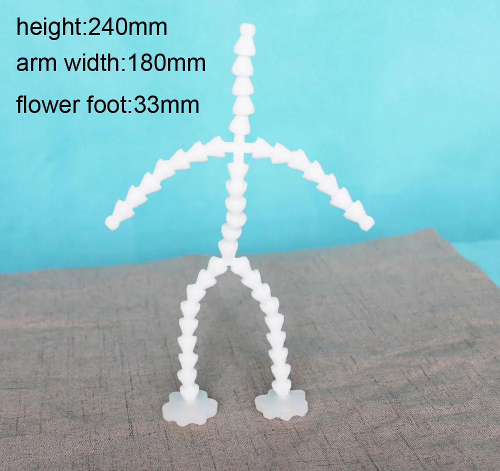 1pcs/lot Masckaszem exclusive 240x180mm hot sale New stand movable skeleton joint toy plush materials --style option 6