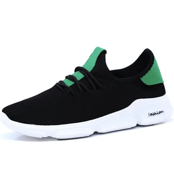 

men casual shoes male ultra light breathable mesh lace-up flats man shoes 36-44157