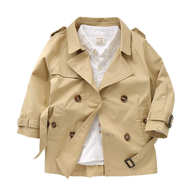 

CHILDREN'S Jacket BOY'S Handsome Mid-length Spring And Autumn Spring Clothing Childrenswear Children GIRL'S Blouse Baby Wester