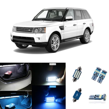 

16pcs Car LED Interior Kit Canbus No error Map Dome Door License Plate Light Lamp for 2006-2012 Land Rover Range Rover Sport