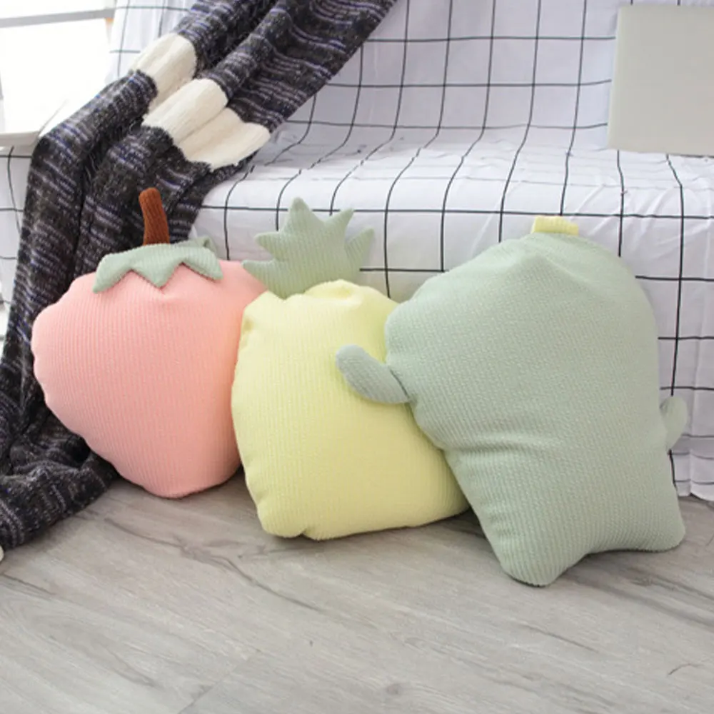 Baby Sofa Cushion Strawberry Pineapple Pillow Plush Toy Bed Stuffed Sofa Cushion Children Kids Kawaii Birthday 3