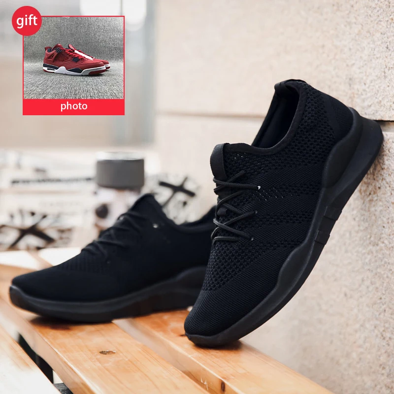 

2019 new sports and leisure shoes trend running tide shoes really flying woven breathable wild mesh shoes men's shoes