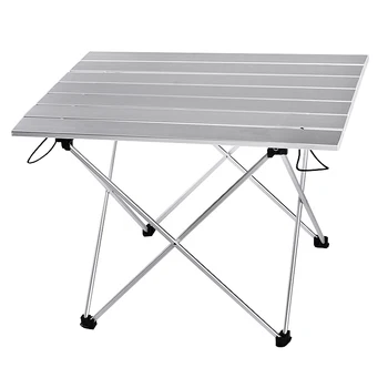 

Portable Table Foldable Hiking Table Picnic Table Ultralight Outdoor Folding Table Gray S