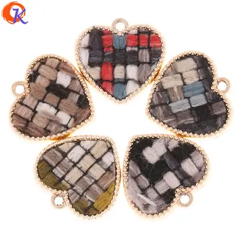 

Cordial Design 50Pcs 19*19MM Jewelry Accessories/Earring Connectors/Heart Shape/DIY Accessories/Hand Made/Earring Findings