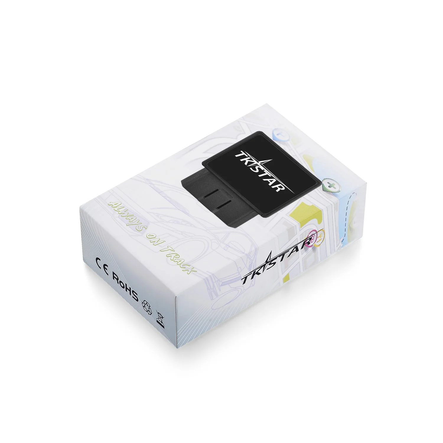 Автомобильный GPS трекер TKSTAR TK816 OBD отслеживание sms приложение google map и Android в режиме