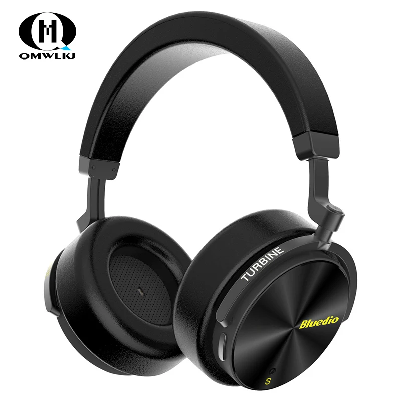 

T5S Active Noise Cancelling Wireless Bluetooth Headphones Portable Headset with microphone for cell phones