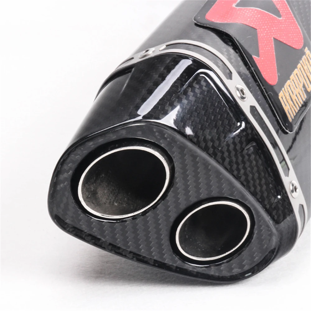 Универсальный Akrapovic Мотоцикл выхлопная труба модифицированный мото Глушитель выхлопная труба для Yamaha R6 YZF Z800 Z900 CB650F KTM390 Ninja400