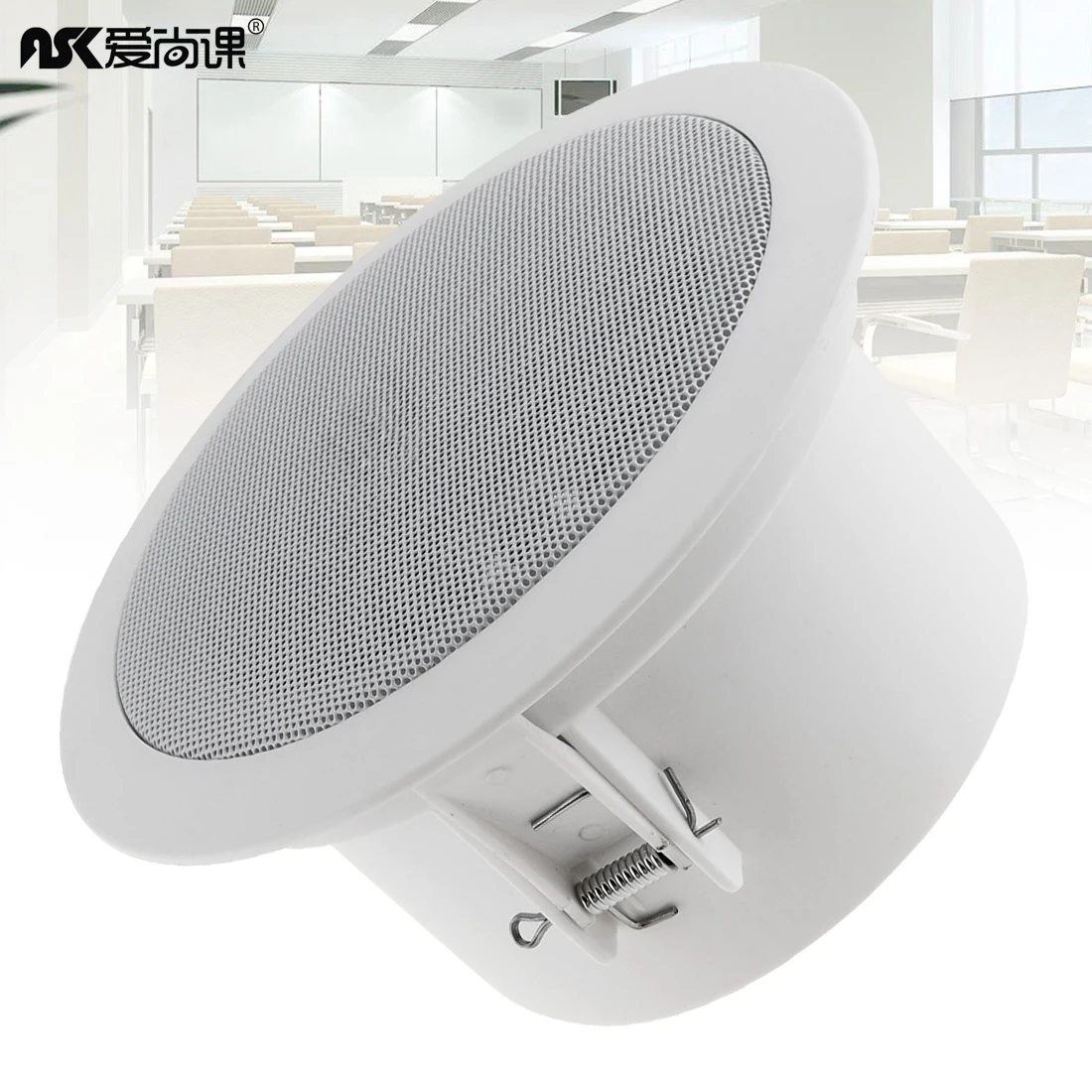 Waterproof Household Embedded Radio Ceiling Speaker Public Broadcast Background Music Speaker for Home Supermarket