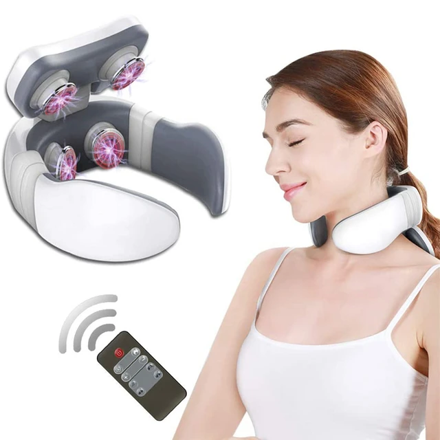 Electric Wireless Neck Shoulder Massage Machine Shiatsu Neck And Shoulder  Massager With Heat - AliExpress