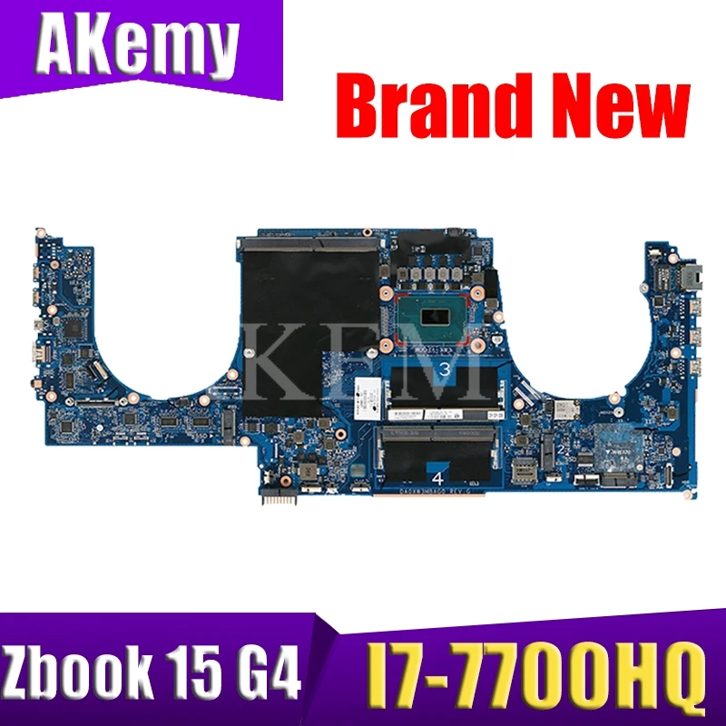 High quality For Zbook 15 G4 Laptop motherboard 921047-601 CPW50 LA-E161P WIth SR32Q I7-7700HQ CPU 100% full Tested | Компьютеры и