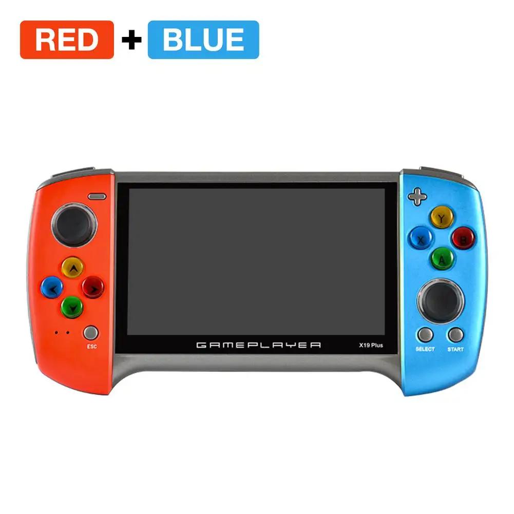 NEW X19PLUS Retro Game Handheld Console 5.1-inch HD Screen Hand-held Gaming Player For Gift 5V/1A Portable Mini Game Player 