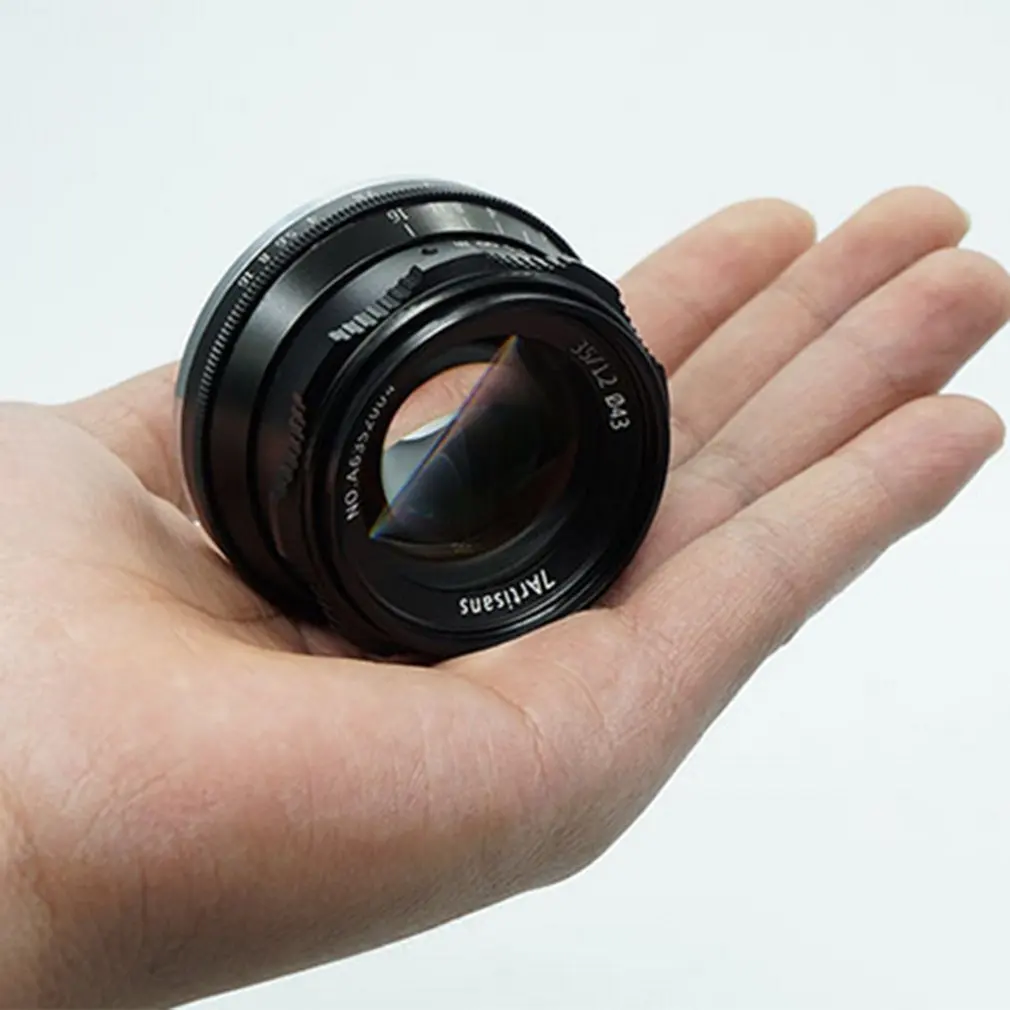 7 artisans 35 мм F1.2 Prime объектив для всех одиночных серий для SONY для Fuji для Canon для камер M43 аксессуары